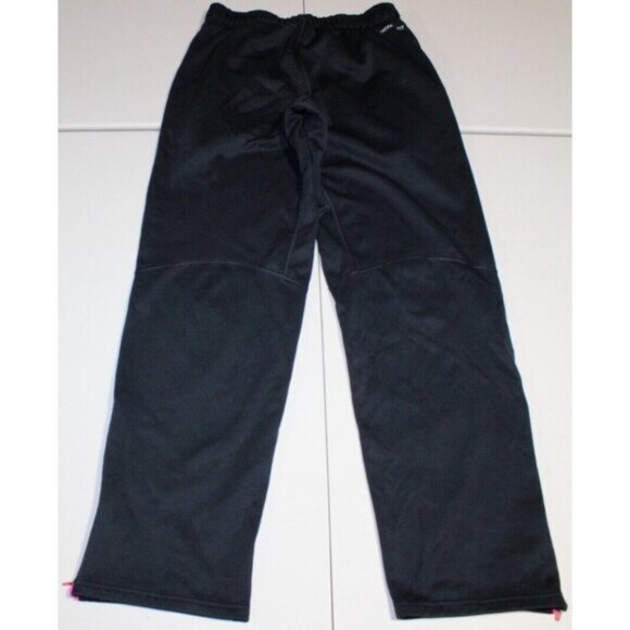 Women Nike Therma-Fit Just Do It Fleece Sweat Pants Jogger Small Black Ankle Zip - Picture 5 of 6